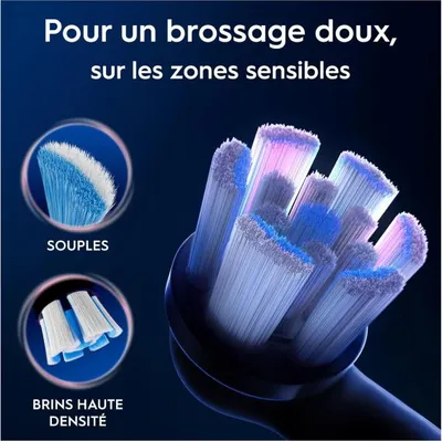 Immagine prodotto di Testine di ricarica Oral-B IO per una cura delicata - confezione da 4 pezzi - nero
