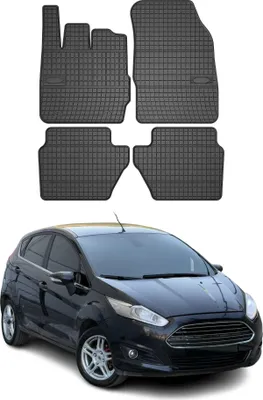 Produktbild von 2008-2017 Ford Fiesta MK Fußmatten Gummi Schwarz 4 tlg