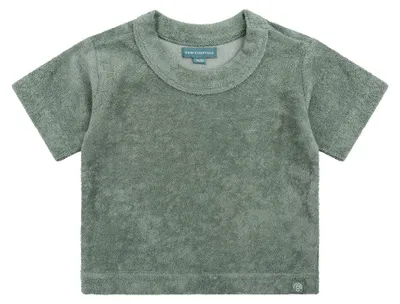 Productafbeelding van Swim Essentials Strand T-shirt Jongens - Terry - Groen