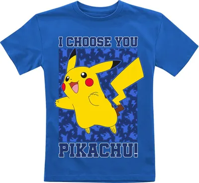 Produktbild von Pokémon T-Shirt Uni Kids - Pikachu I Choose You blau 104