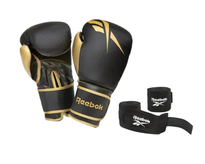 Produktbild von Reebok Boxhandschuhe und Wickelset 12oz