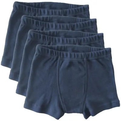 Produktbild von 2900 HERMKO 4er Pack Jungen Boxershorts aus Baumwolle, Farbe:marine, Größe:164
