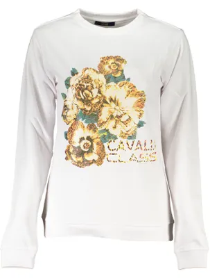 Immagine prodotto di Cavalli Class Felpa Senza Zip Donna Bianco