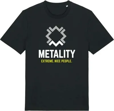 Produktbild von Metality T-Shirt Herren Herren Shirt schwarz Band-Merch 100% Baumwolle L