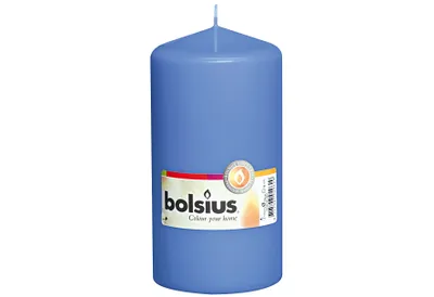 Produktbild von Bolsius Stumpenkerze Kornblumenblau 150/78mm