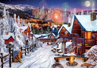 Obrázek produktu pro ART PUZZLE Puzzle Zimní zábava 1000 dílků