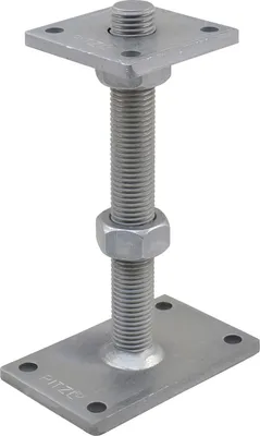 Image de Pitzl support de poteau à cheviller 11016.1200 - support de poutre modèle lourd, acier revêtu ZiNiP