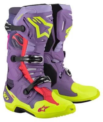 Productafbeelding van Alpinestars Tech 10 Supervented offroad-laars, paars, EU 48, heren, paars, EU 48