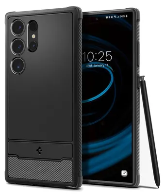 Immagine prodotto di Custodia Spigen Rugged Armor per Samsung Galaxy S24 Ultra - nero opaco