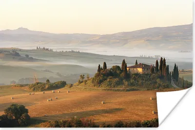 Produktbild von MuchoWow® Poster Toskana - Landschaft - Italien 60x40 cm - Schlafzimmerdekoration