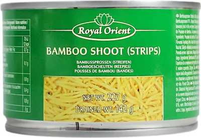 Produktbild von Royal Orient | Bambussprossen - 227g - Exotisches Kochzubehör - Asiatische Küche - Bambussprossen In Streifen