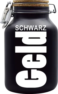 Produktbild von Spardose Geld Geschenk Ideen Schwarz Geld Schwarz Größe XXL 3 Liter