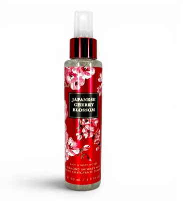 Image de Spray scintillant Bath & Body Works, parfum japonais de cerisier, 146 ml