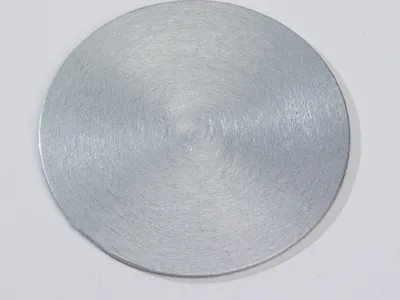 Produktbild von Osterkerzen Kerzenteller Flachteller Rund Alu Silber Ø10 cm