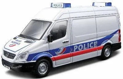 Produktbild von Bburago Mercedes-Benz Sprinter 1:50 rot Feuerwehr