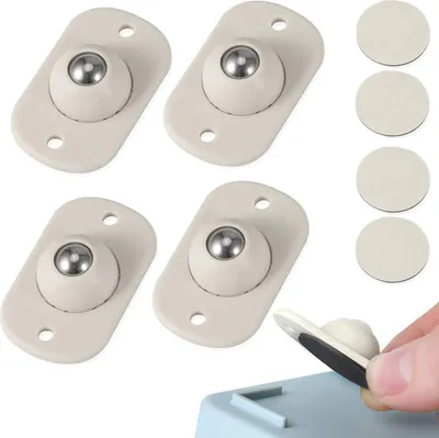 Obrázek produktu pro Verk 01811 Univerzální samolepící kolečka na nábytek