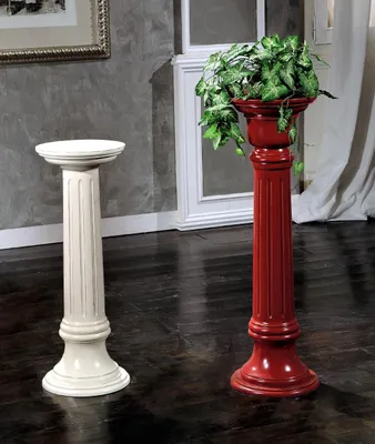 Produktbild von Blumenständer Blumensäule Blumenampel Ständer Echtholz Topfpflanzenständer