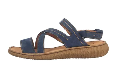 Obrázek produktu pro Josef Seibel Ronja 05 sandály v plus velikostech modré 95205-616-530 velké dámské boty
