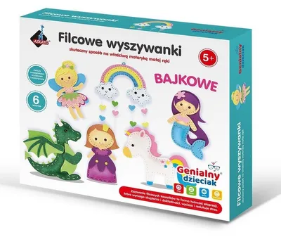 Produktbild von Filzstickerei Märchen - Kreatives Nähen für Kinder
