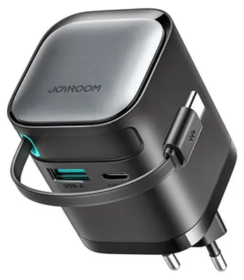 Produktbild von Ladegerät mit einziehbarem Kabel 65W Joyroom TCL02 GaN