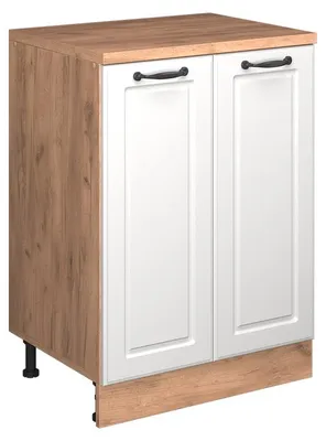 Obrázek produktu pro Skříň do podkroví Vicco Rion Bílý venkovský dům 60 x 81.6 cm bez šikminy se 2 dveřmi, Model 60823