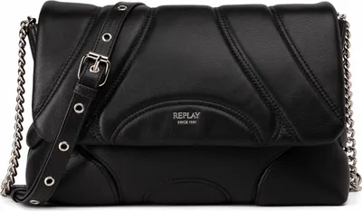 Image de REPLAY sac à épaule Shoulder Bag Black noir