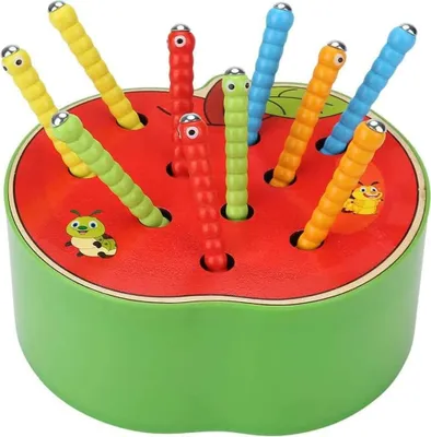 Produktbild von Kinderspielzeug ab 1 2 3 4 5 Jahren, Holzspielzeug für Babys, Holzspielzeug Insekten Fangen Spiel, Frühlernspielzeug, Pädagogisches Geschenk für Kinder, Kleinkinder, Jungen, Mädchen