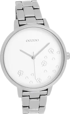 Immagine prodotto di Oozoo orologio da donna in acciaio inossidabile orologio analogico al quarzo bracciale argento Timepieces D2UOC11120
