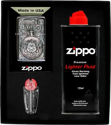 Produktbild von Feuerzeug-Set  ZIPPO  POCKET WATCH Geschenk No1