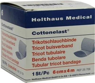 Image de Holthaus Cotonelast® bande à allongement court 6 cm x 4 m | Paquet (1 pièce)