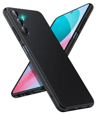 Produktbild von Für Samsung Galaxy M54 5G Silikon Schutz Schwarz Handy Tasche Hülle Cover Case Neu