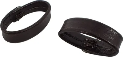 Produktbild von Minott Lederschlaufen Schlaufen braun für Lederbänder 24614, Schlaufen:10 mm