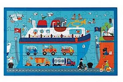 Produktbild von Scratch Kinderpuzzle 'Fähre' – 60 Teile, für Kinder ab 4 Jahren, 60 x 36 cm