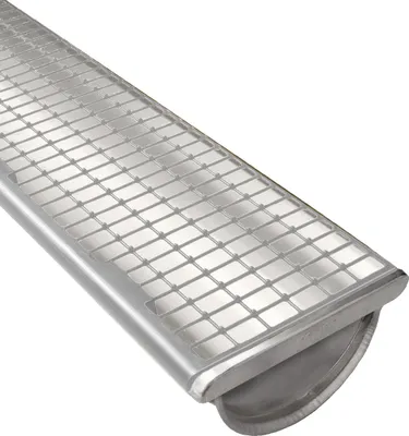 Produktbild von Allform DARIFIX 1 m Grau Dachrinnen Laubschutz Dachrinnengitter