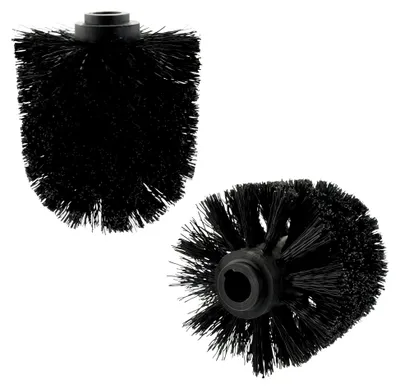 Produktbild von Ersatz-Bürstenköpfe 2-teiliges Set für Stand-WC-Bürsten 4in1 schwarz
