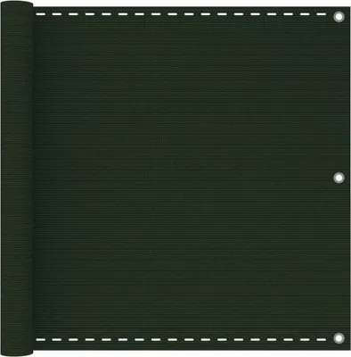Obrázek produktu pro Balkonová zástěna tmavě zelená 90 x 500 cm HDPE