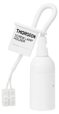 Productafbeelding van Thorgeon E27 Lamphouder - Verhuisfittingen - 230V - Wit