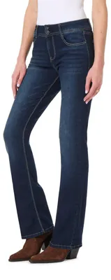 Productafbeelding van WallFlower damesbroek, model Instastretch Luscious Curvy, bootcut jeans, kleur Betsy Pure, maat 31W / 32