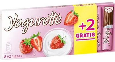 Produktbild von 100G+25G Ferrero Yogurette Erdbeer