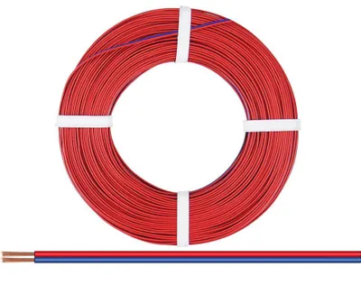 Image de Câble double 0,25 mm² / 50 m rouge-bleu