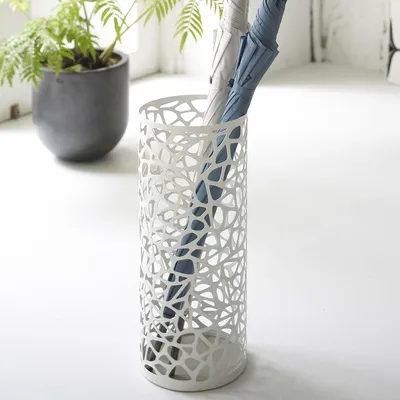 Produktbild von Yamazaki Schirmständer, Stahl, Weiß, 190 mm, 465 mm, 190 mm, 1,3 kg