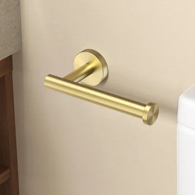 Produktbild von Toilettenpapierhalter Klorollenhalter WC Rollenhalter Klopapierhalter Edelstahl  Toilettenpapier Halter Gold Wandmontage Gebürstetes Gold