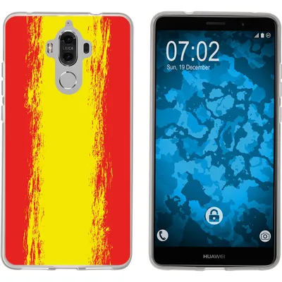 Produktbild von PhoneNatic Case kompatibel mit Huawei Mate 9 Silikon-Hülle WM Spanien M11