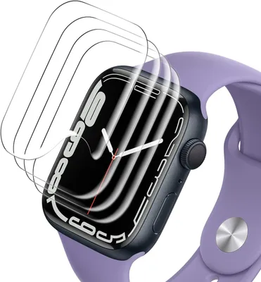 Immagine prodotto di FYY Set di 4 pezzi di vetro temperato per Apple Watch Series 7 41 mm