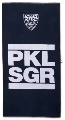 Immagine prodotto di Asciugamano sauna VfB Stuttgart PKL SGR nero 180x90 cm Cotone GOTS