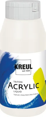 Productafbeelding van KREUL Acrylverf SOLO Goya TRITON, mengbare witte verf, 750 ml