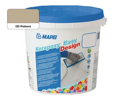 Obrázek produktu pro MAPEI® KERAPOXY Easy Design 2K 3 kg 133 písek Epoxidová pryskyřice pro spárování obkladů a dlažeb