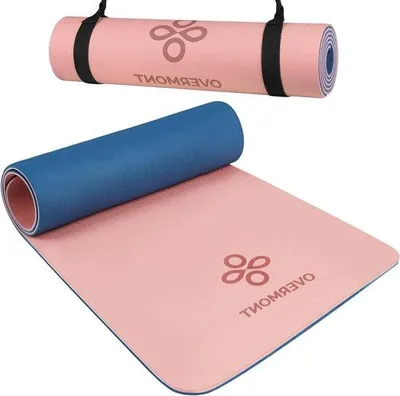 Immagine prodotto di Tappetino da yoga extra spesso, 183x61 cm, antiscivolo, ecologico, grigio