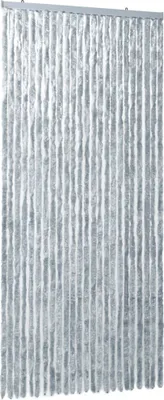 Image de Moustiquaire Blanc et gris 100x220 cm Chenille