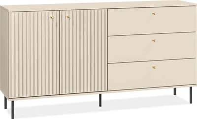 Obrázek produktu pro KONSIMO Komodní skříň "DROMA", krémová, dřevo, elegantní, 160x85x40cm